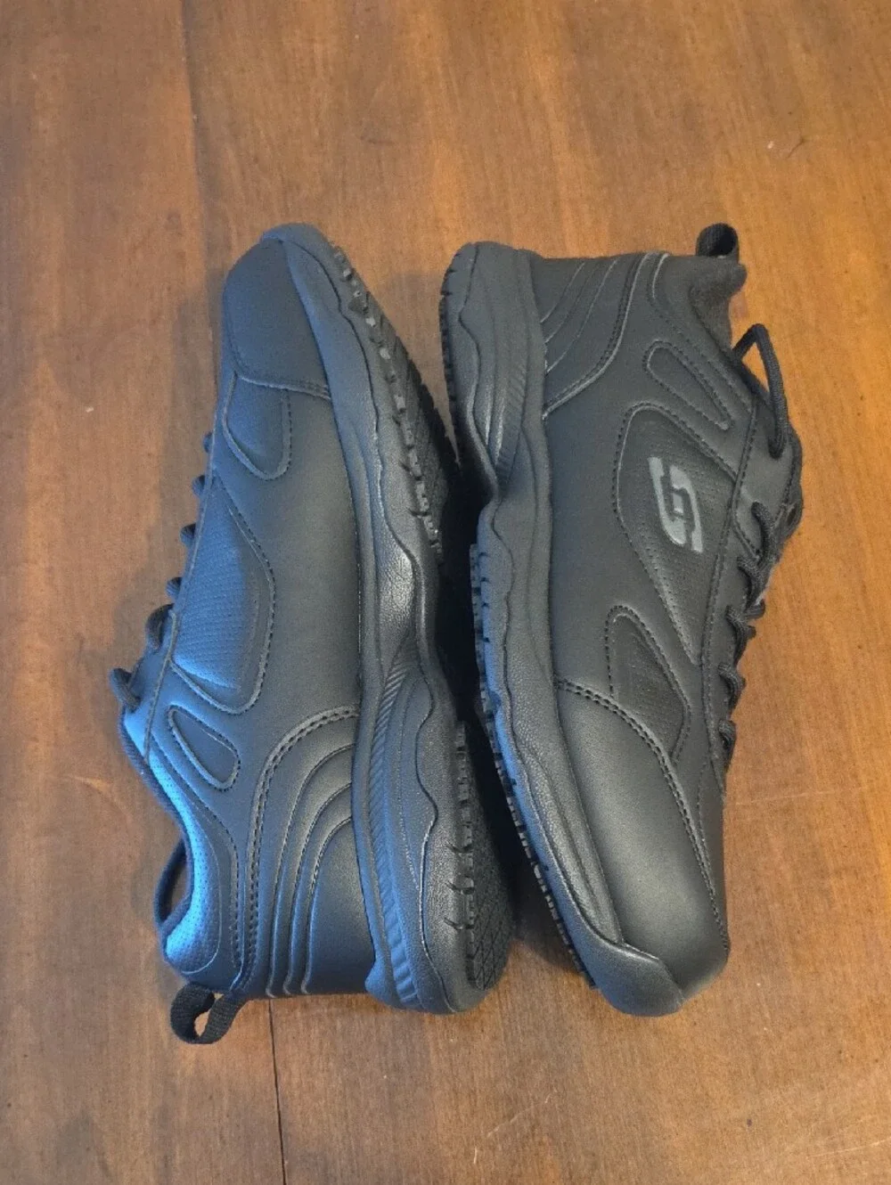 Skechers Black Lace-Up Women's Relaxed Fit Sneakers